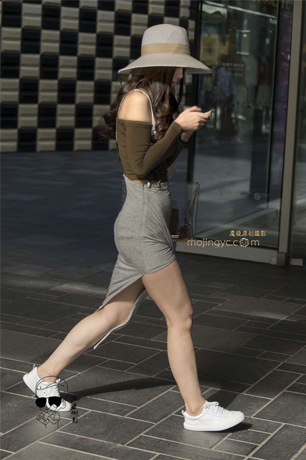 图片[1]-紧裙包臀魅力美女（2017-1-5-19P）-街拍流行馆