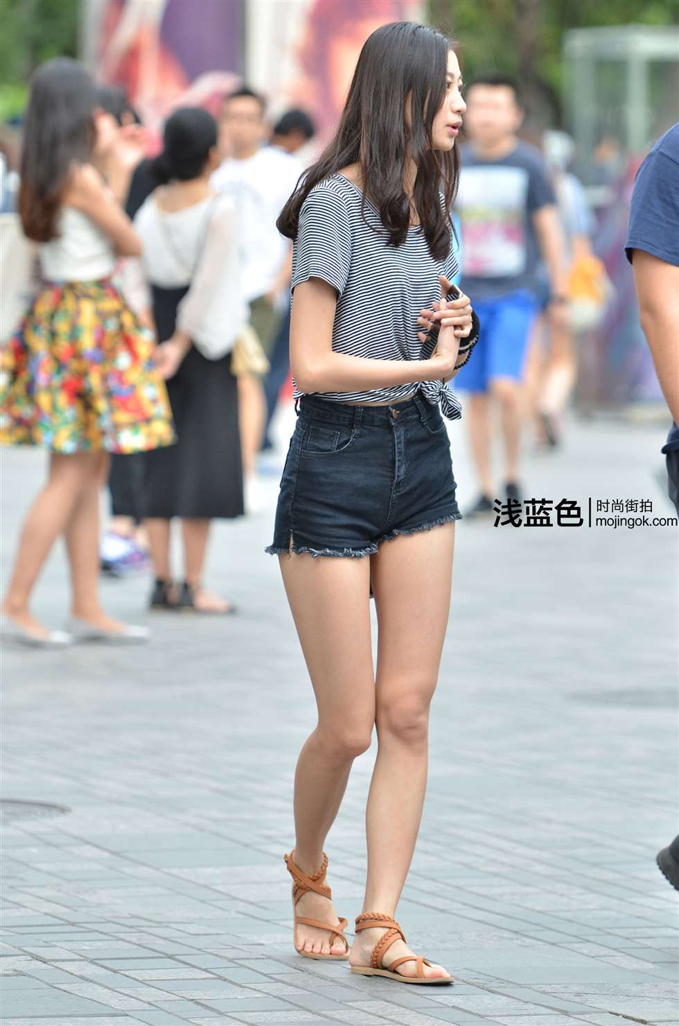 图片[3]-牛仔短裤（13p）-街拍流行馆