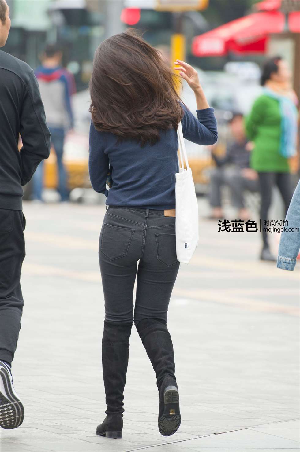 图片[1]-黑裤 长靴（29p）-街拍流行馆