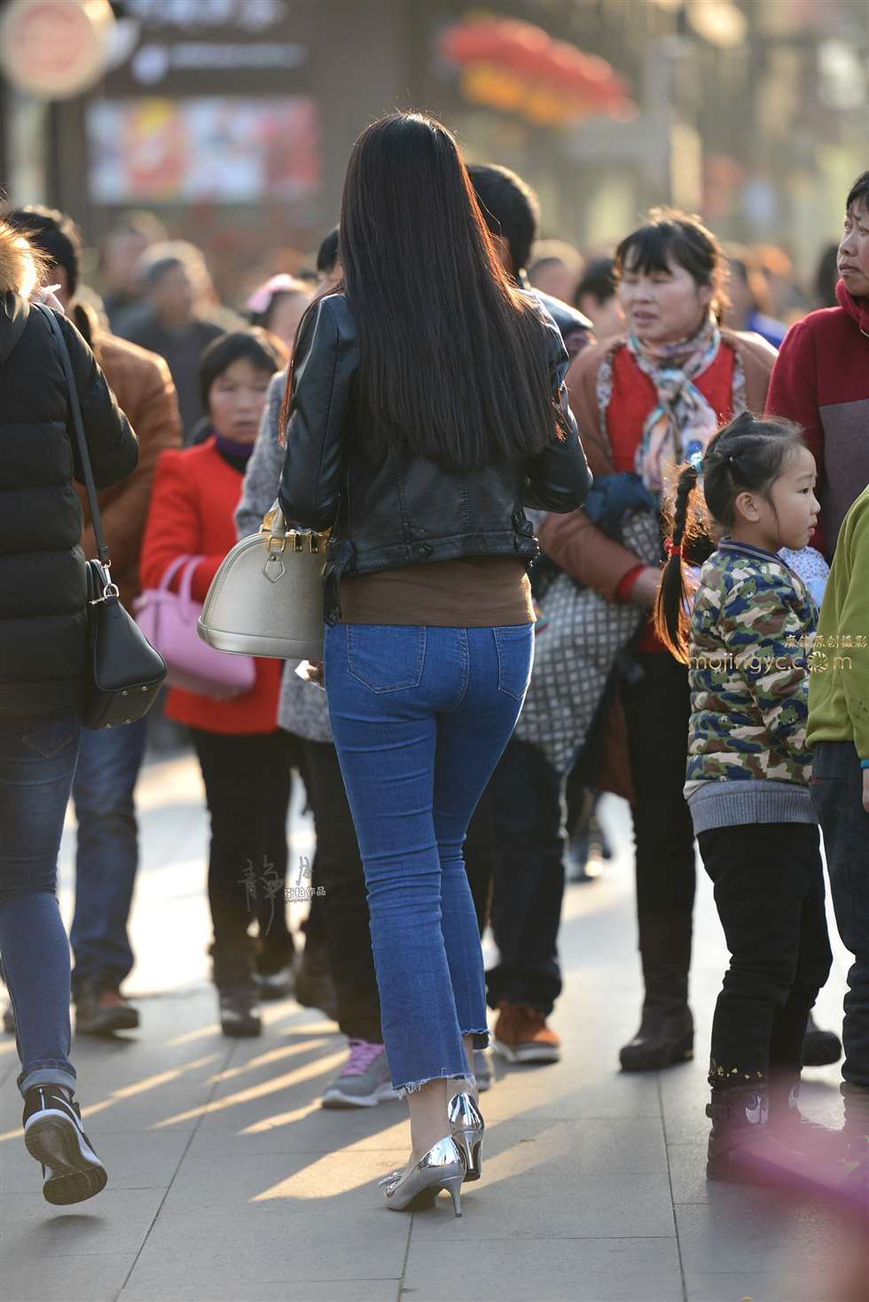 图片[5]-【静月街拍】蓝牛妹子—-（14P）-街拍流行馆