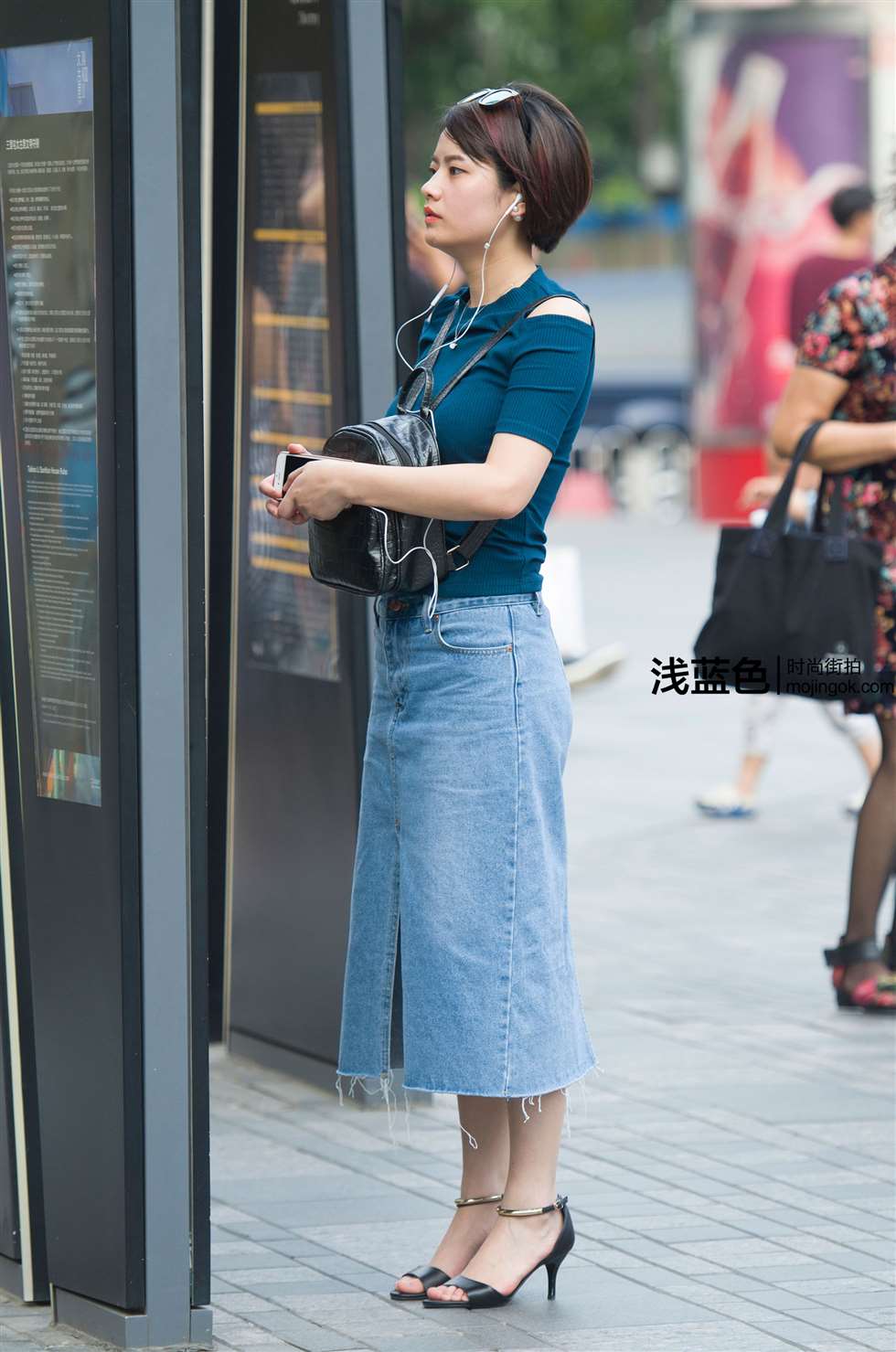 图片[3]-牛仔裙（21p）-街拍流行馆