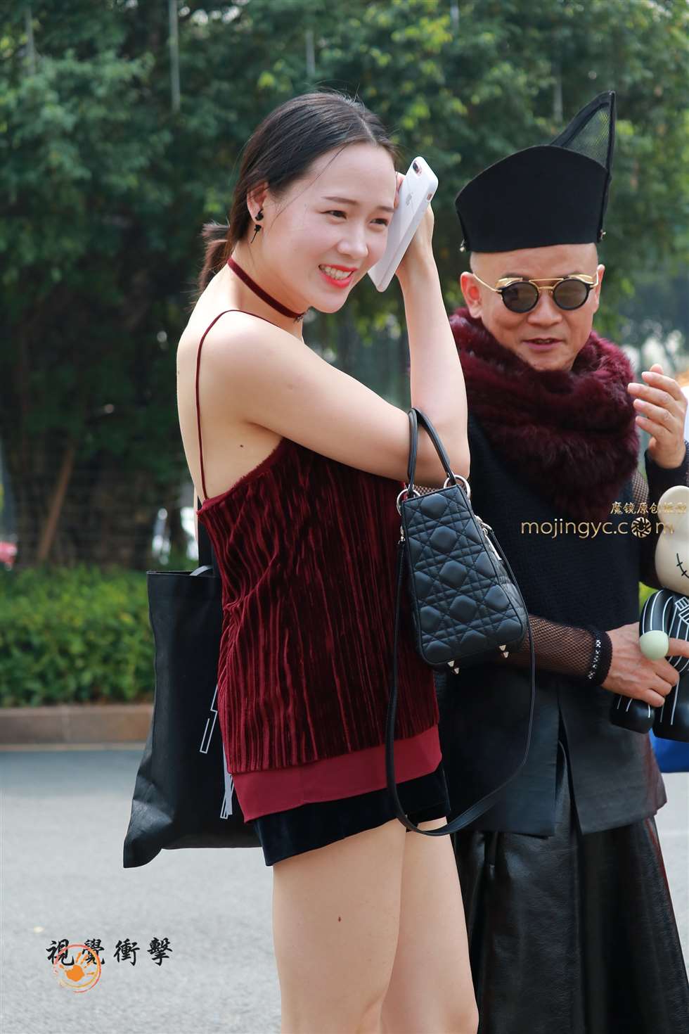图片[5]-嫩白肌肤淑女 背心式连衣裙 【16p-街拍流行馆
