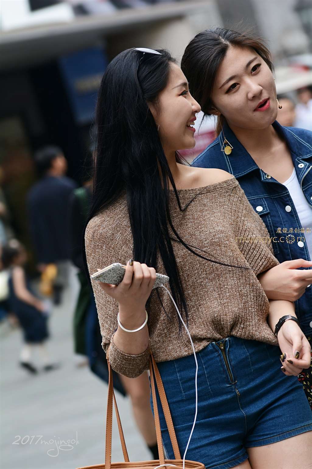 图片[3]-咔喳赛35 牛仔热裤裸腿（16p）-街拍流行馆