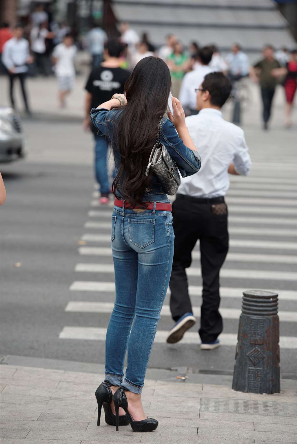 图片[3]-紧身裤两组（9）-街拍流行馆