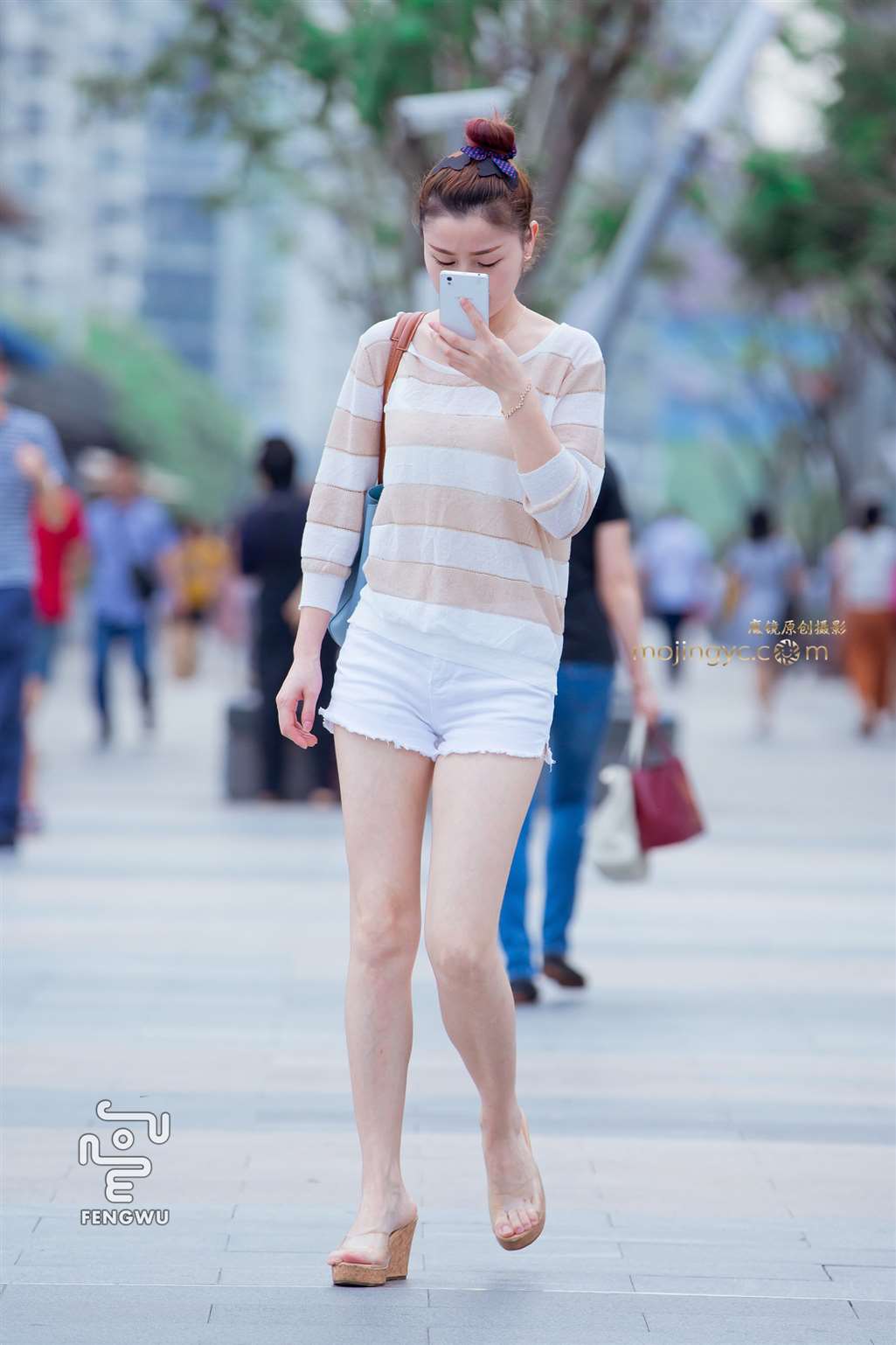 图片[5]-热裤，美腿，厚底凉拖14-街拍流行馆