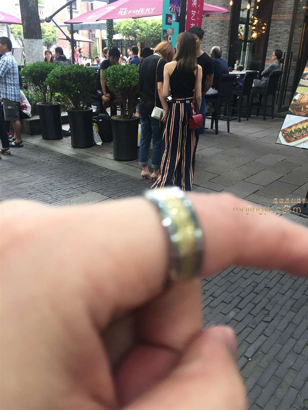 图片[2]-【验证街拍大赛NO.2】神摄手参赛09 条纹时尚喇叭裤（19P）-街拍流行馆
