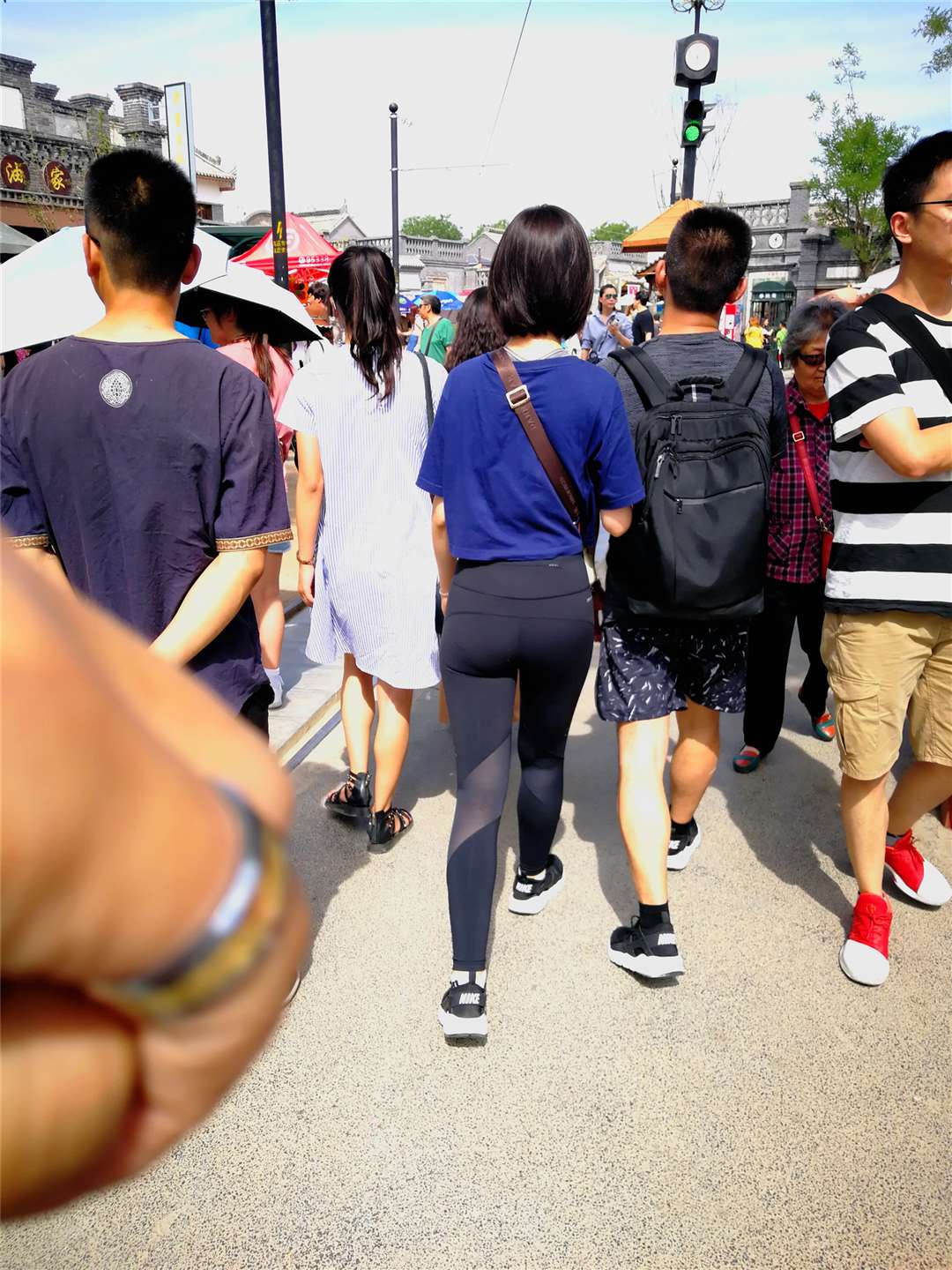 图片[2]-紧身黑色运动裤（20P）-街拍流行馆