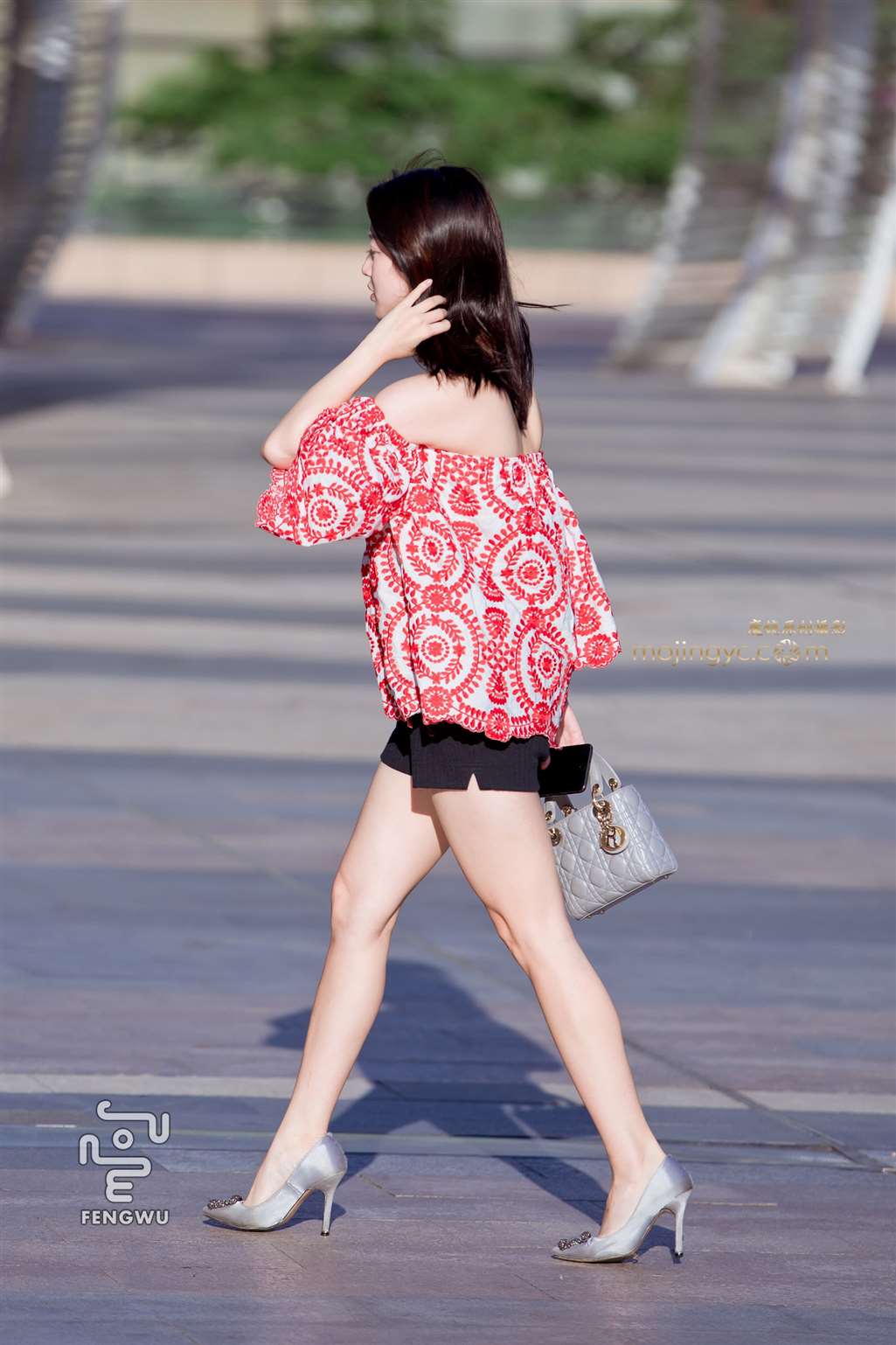 图片[3]-热裤，美腿，高跟，美女（13）-街拍流行馆