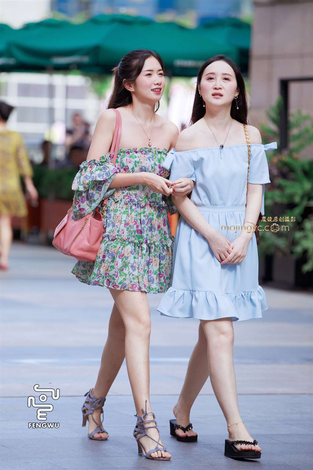 图片[1]-连衣短裙，美腿，凉高，美女（17）-街拍流行馆