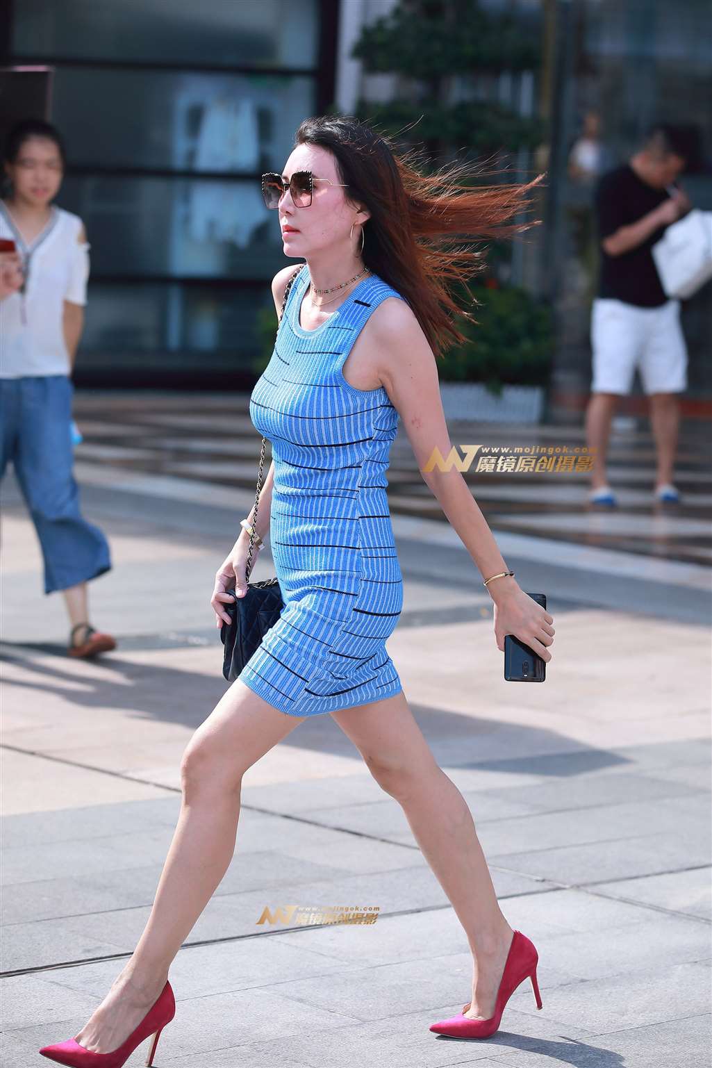 图片[3]-包臀裙，时尚美女-街拍流行馆
