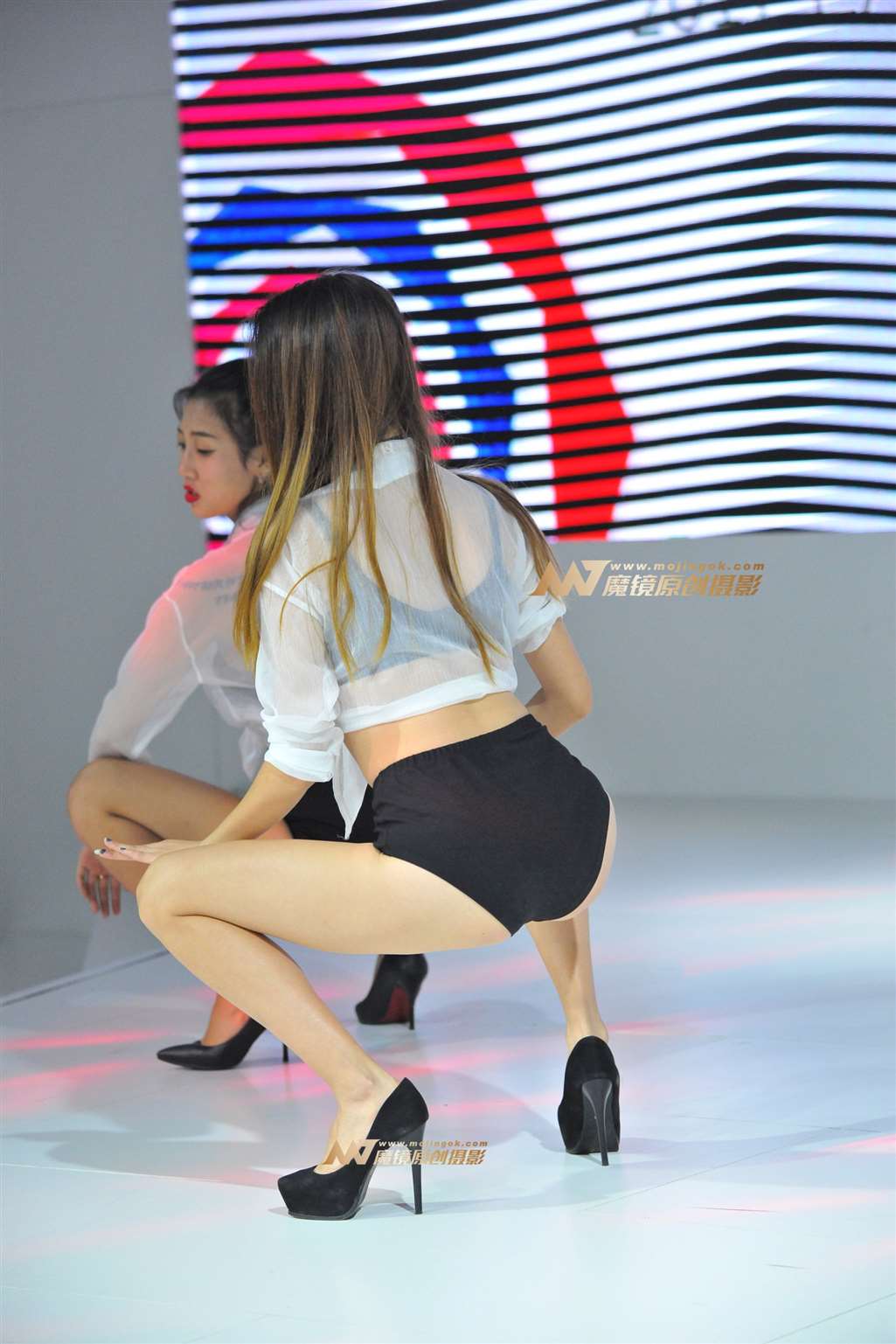 图片[5]-第六届第七帖：长发美腿高叉高跟dancer-街拍流行馆