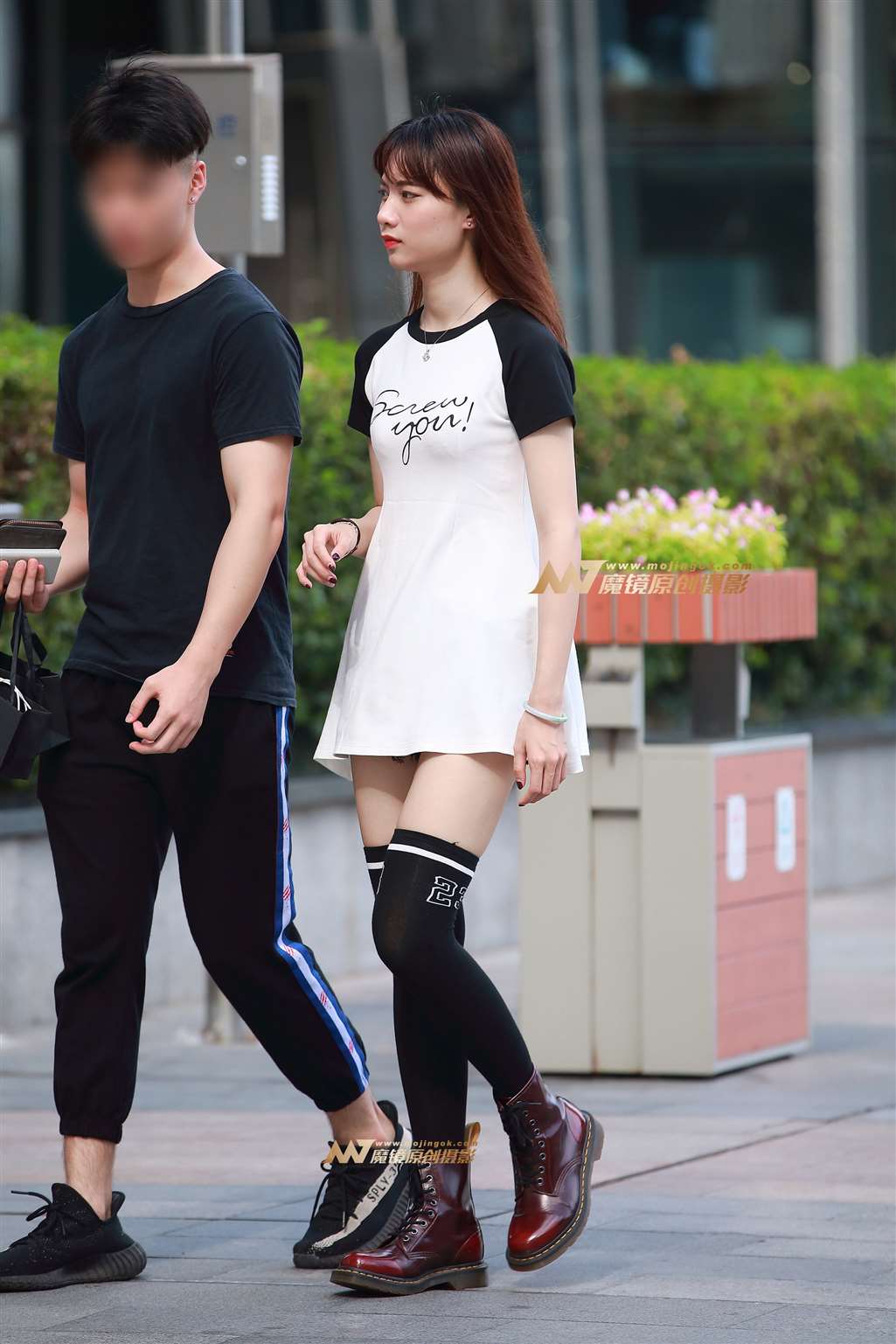 图片[1]-热裤，短袜，短靴-街拍流行馆