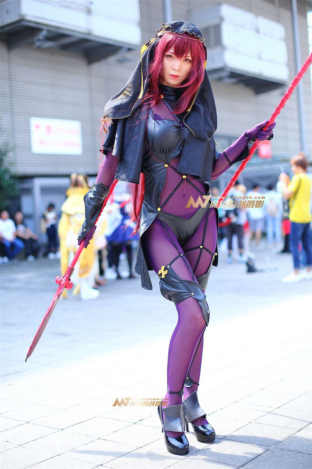 图片[1]-紫色cosplay-街拍流行馆