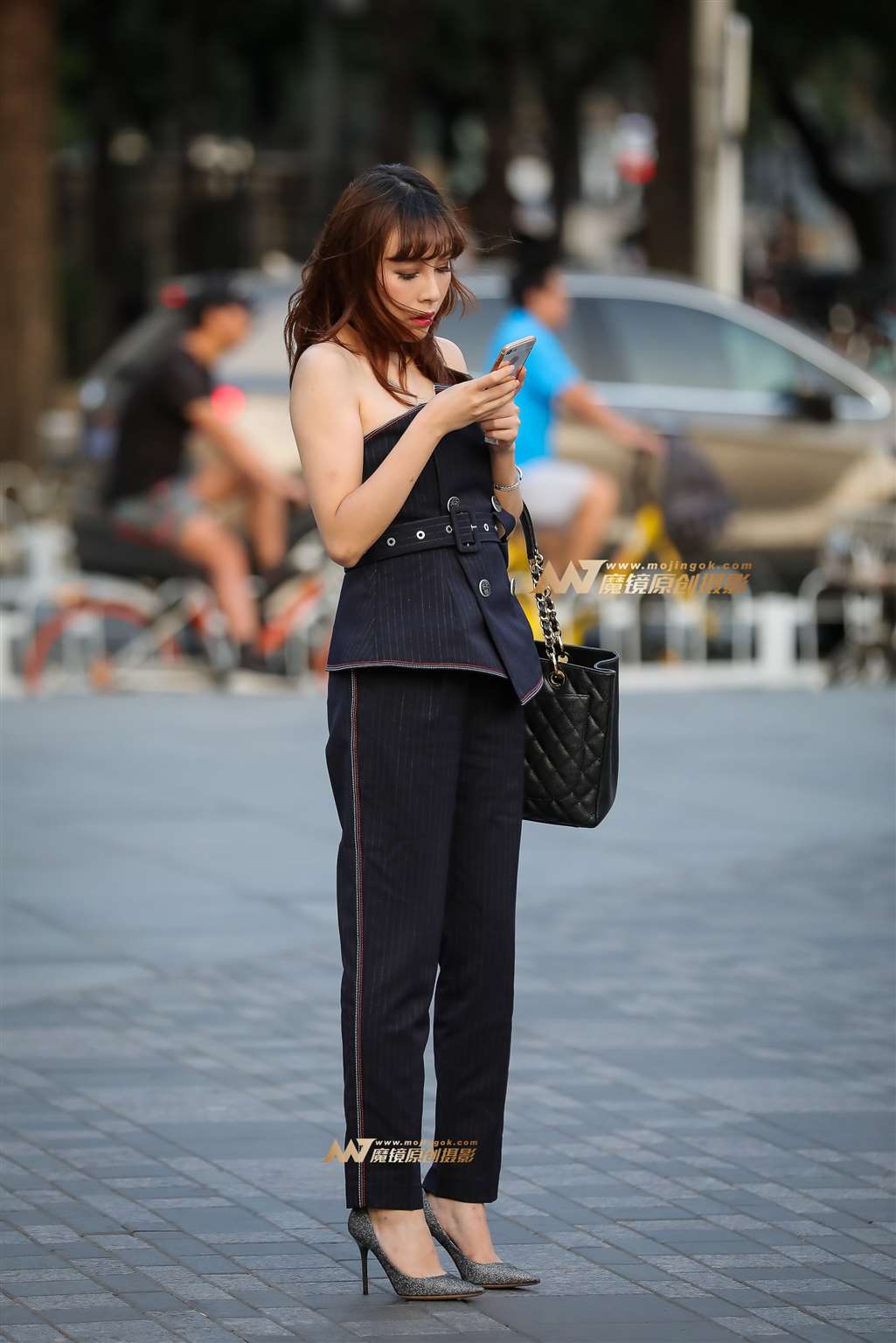 图片[4]-有点日本女忧气质的美丽留学生-街拍流行馆