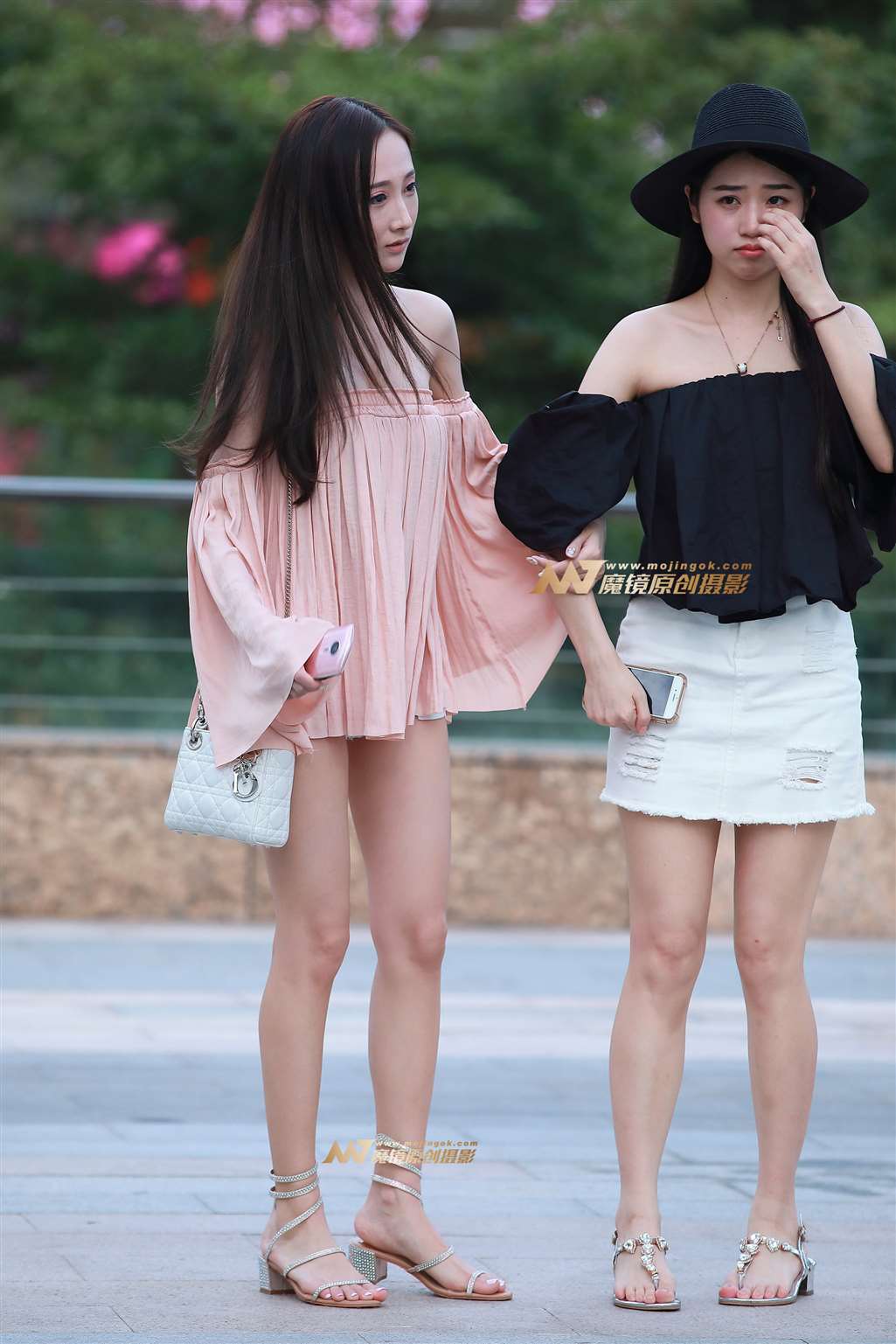 图片[1]-短裤，美腿，美女-街拍流行馆