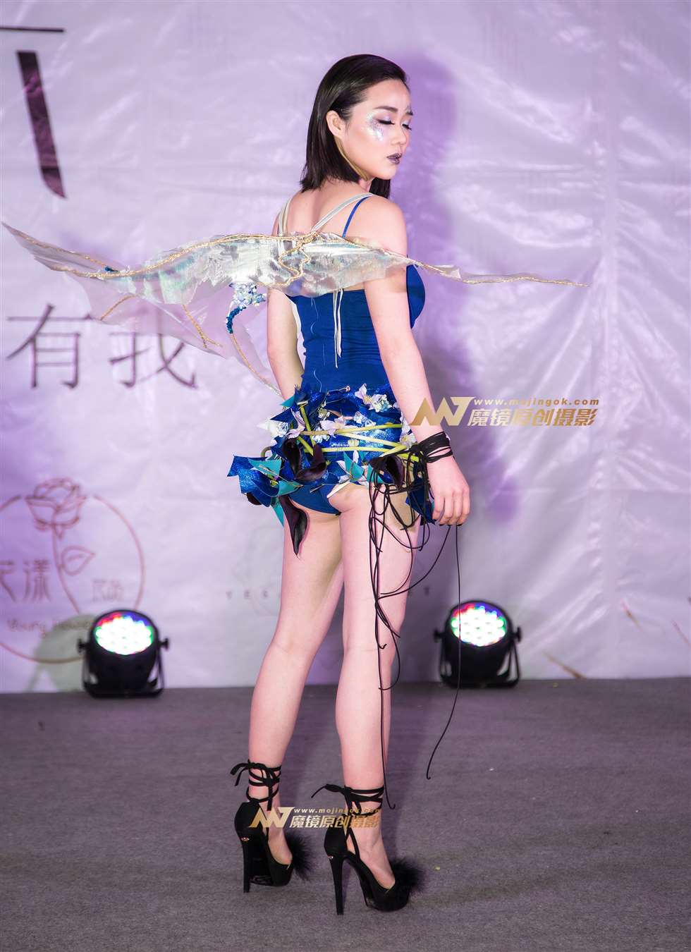 图片[5]-人体花艺精灵美女-街拍流行馆