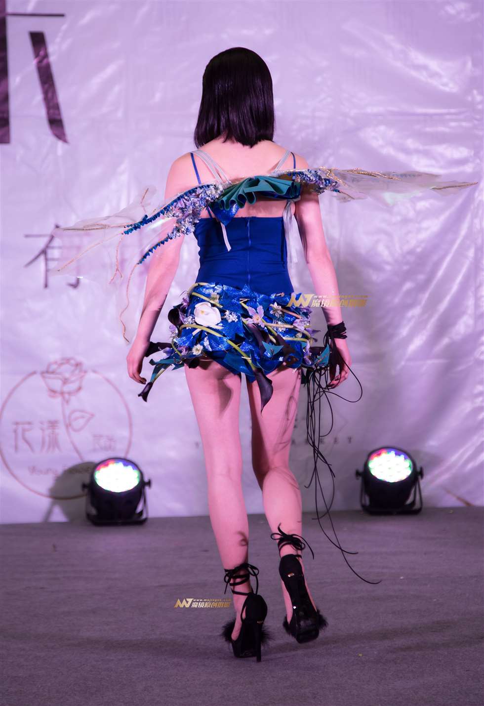 图片[2]-人体花艺精灵美女-街拍流行馆