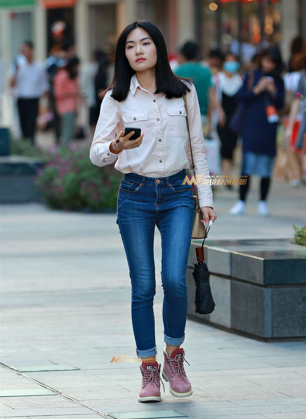 图片[3]-乖巧清纯 紧牛翘臀 小美眉-街拍流行馆