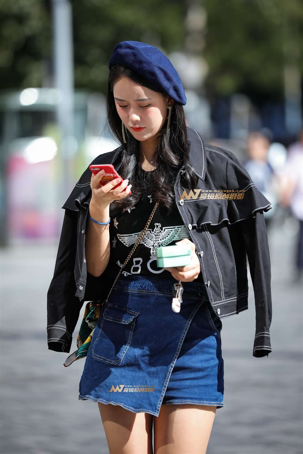 图片[5]-时髦美女长的漂亮是优势，穿的漂亮是本事-街拍流行馆