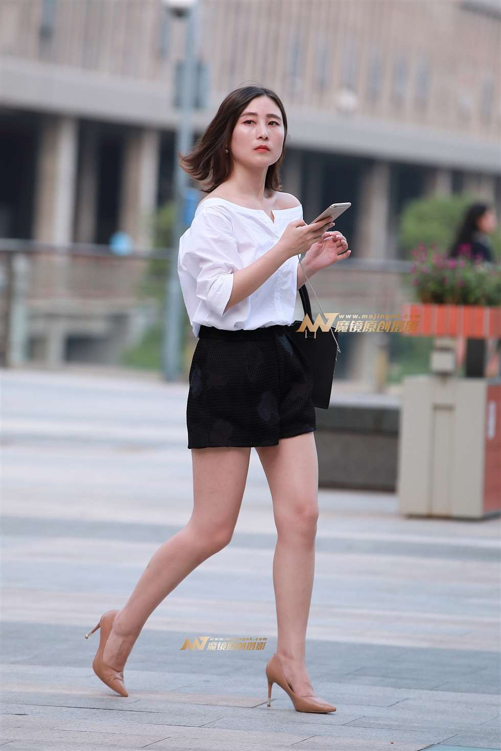 图片[5]-短裤，美腿，高跟-街拍流行馆