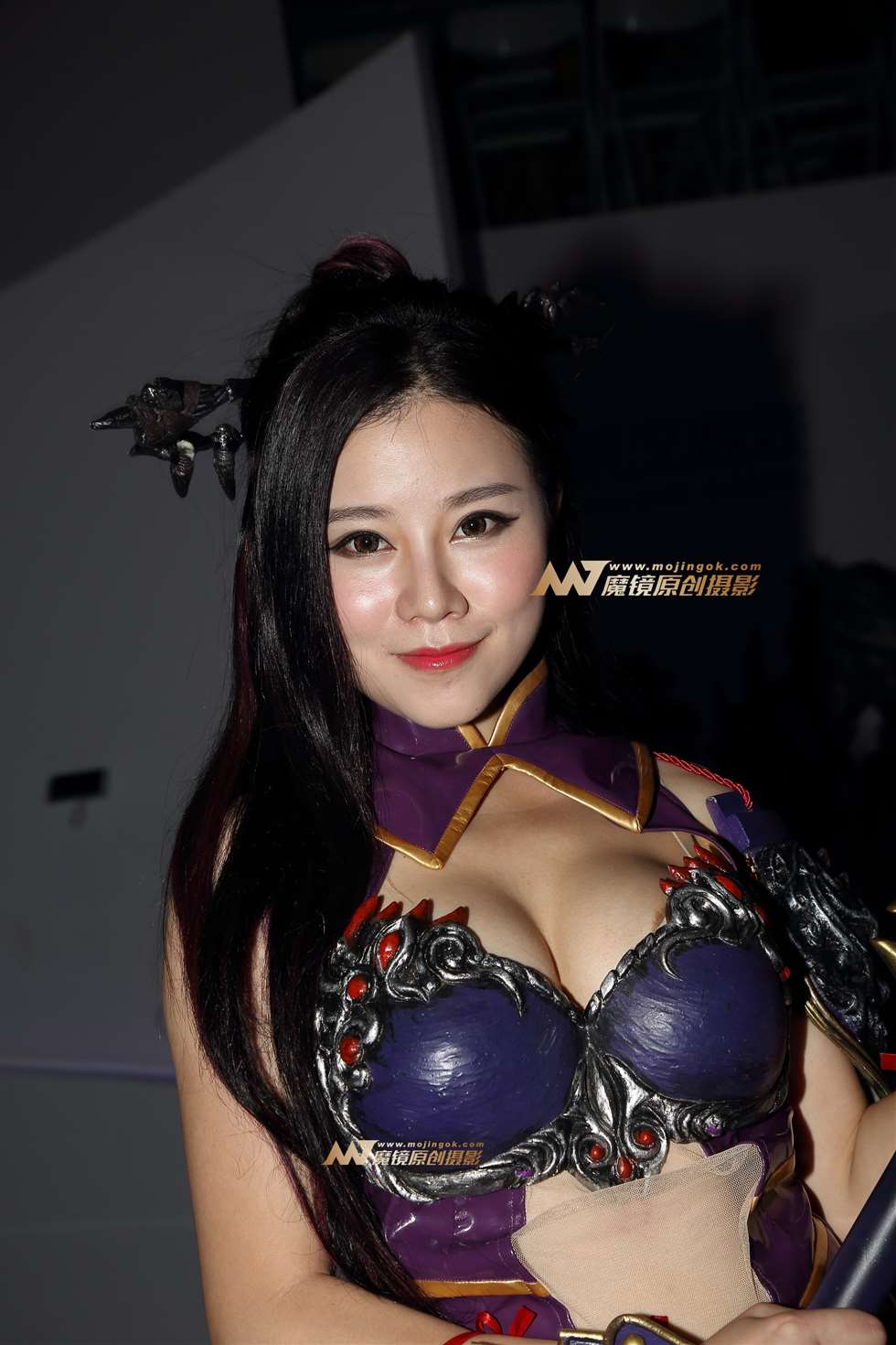 图片[3]-蓝色盔甲美胸cosplay-街拍流行馆