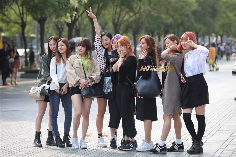 图片[3]-一群可爱至极的韩国女生-街拍流行馆