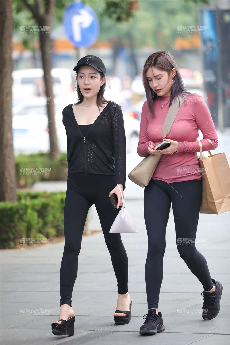 图片[4]-两个高颜值美人胚子-街拍流行馆