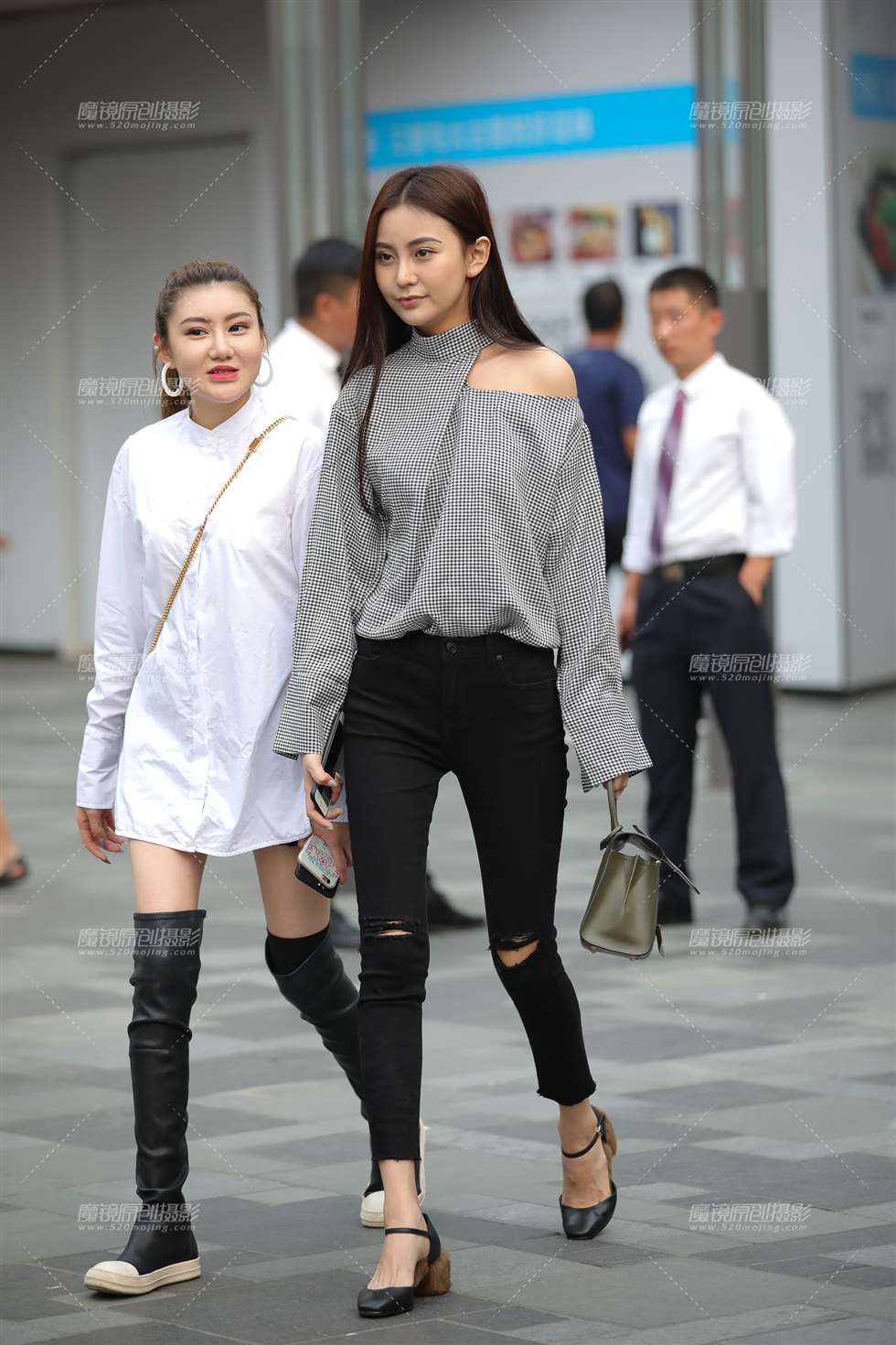 图片[1]-俏丽动人的美女-街拍流行馆