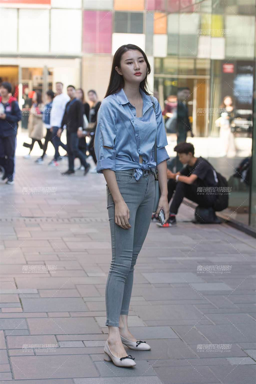 图片[5]-牛仔裤美女-街拍流行馆