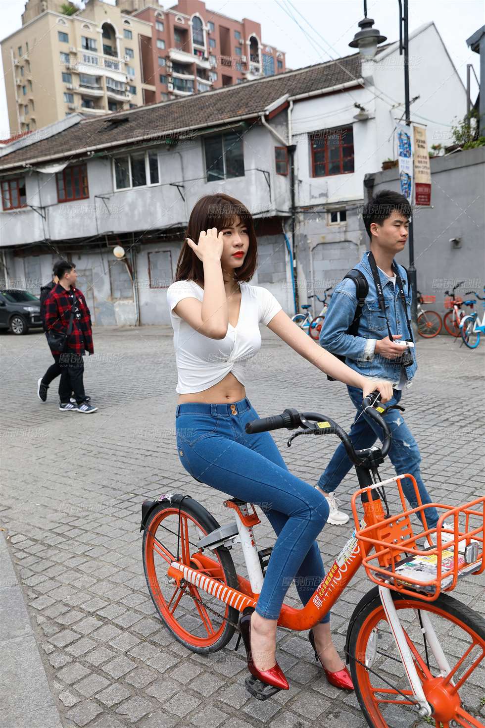 图片[1]-【欧阳幽明模拍大赛作品】单车紧牛美眉【套图+视频】-街拍流行馆