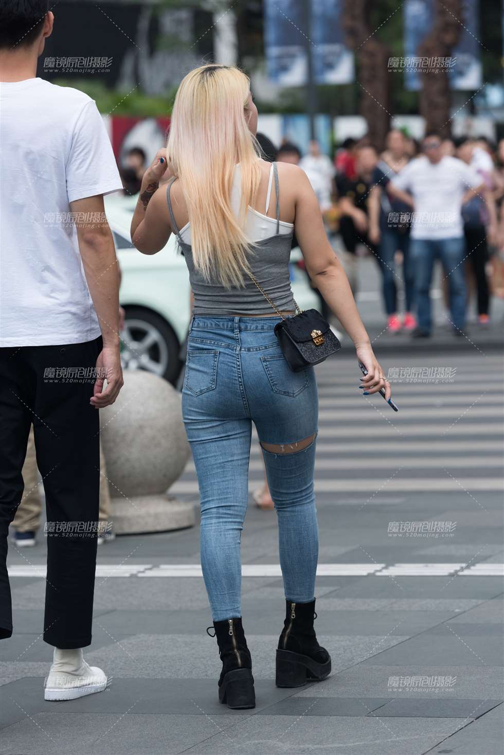 图片[5]-【慕容笙赛贴】金发美女-街拍流行馆