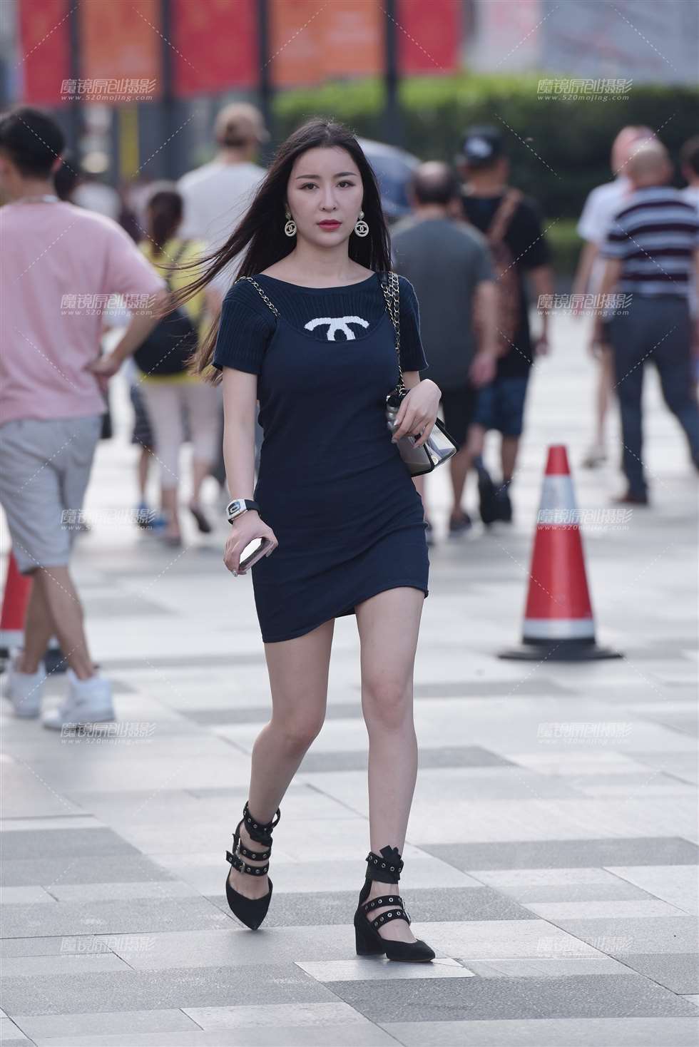 图片[4]-【慕容笙赛贴】包臀裙美女-街拍流行馆