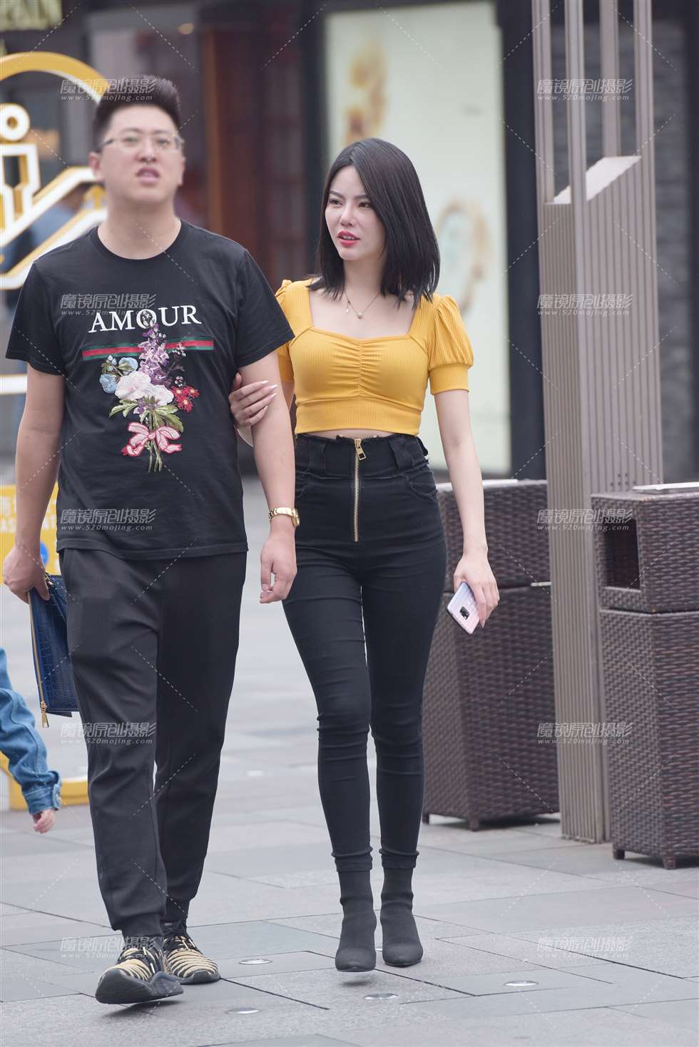 图片[4]-【慕容笙赛贴】紧身牛子美女-街拍流行馆
