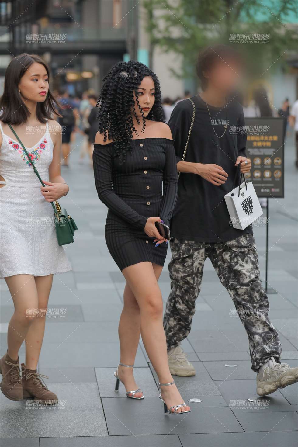 图片[3]-黑色包臀裙-街拍流行馆
