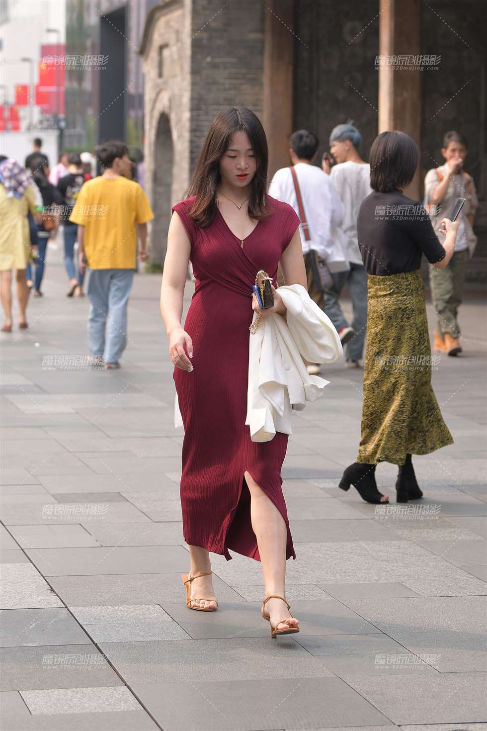 图片[1]-魅力红的**-街拍流行馆