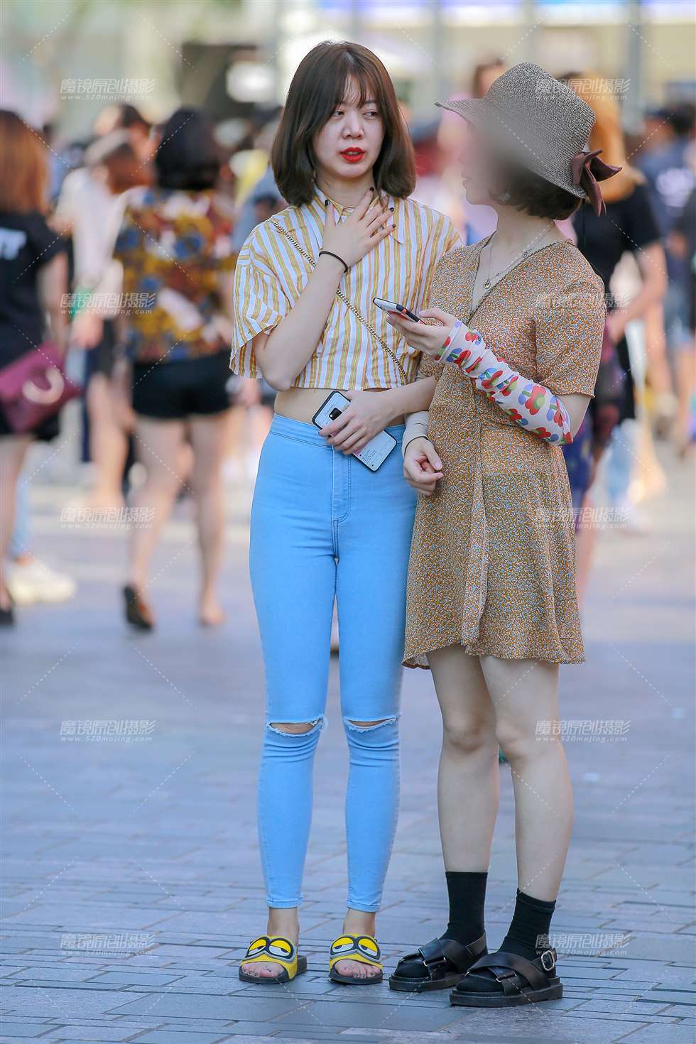 图片[3]-浅蓝牛仔小妹-街拍流行馆