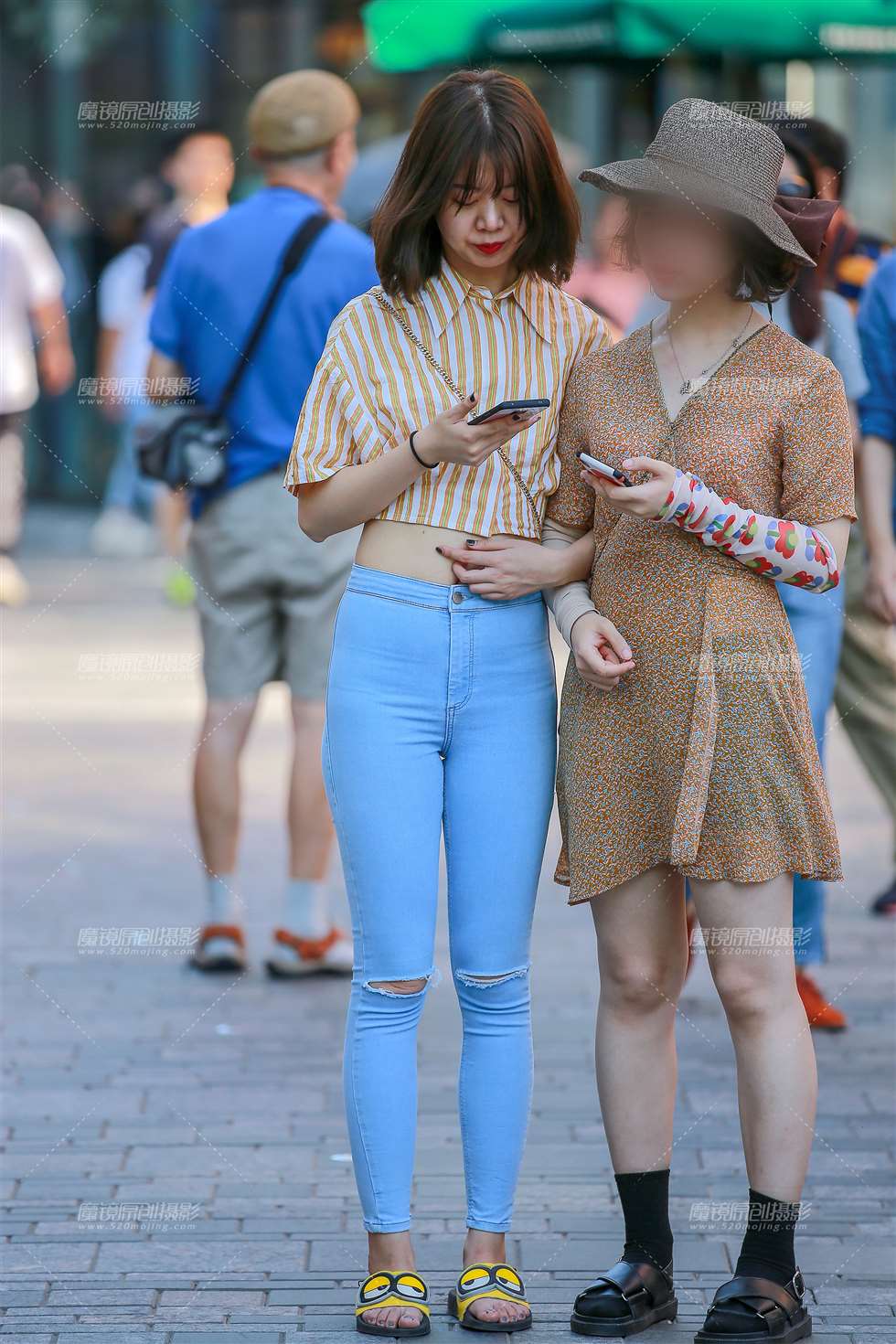 图片[4]-浅蓝牛仔小妹-街拍流行馆