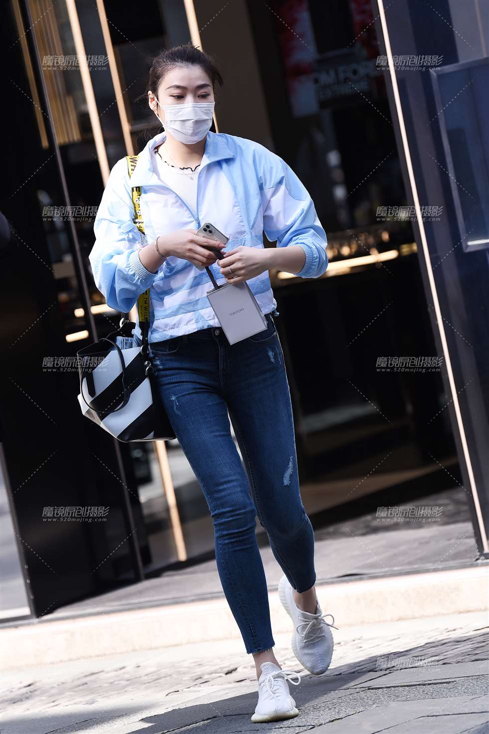 图片[5]-大长腿牛仔妹-街拍流行馆