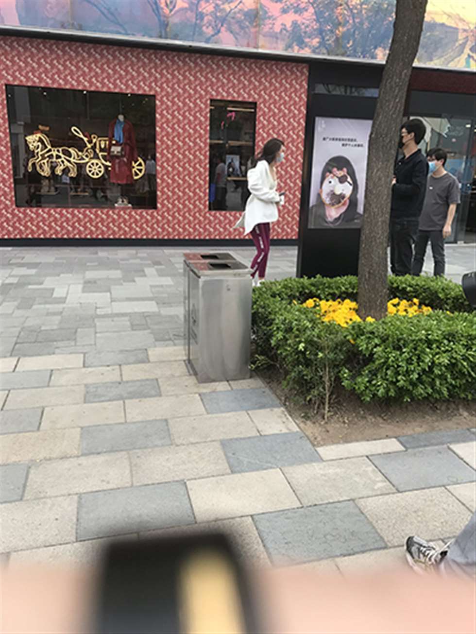 图片[3]-【玻璃赛帖】瑜伽裤之红-第一季-街拍流行馆