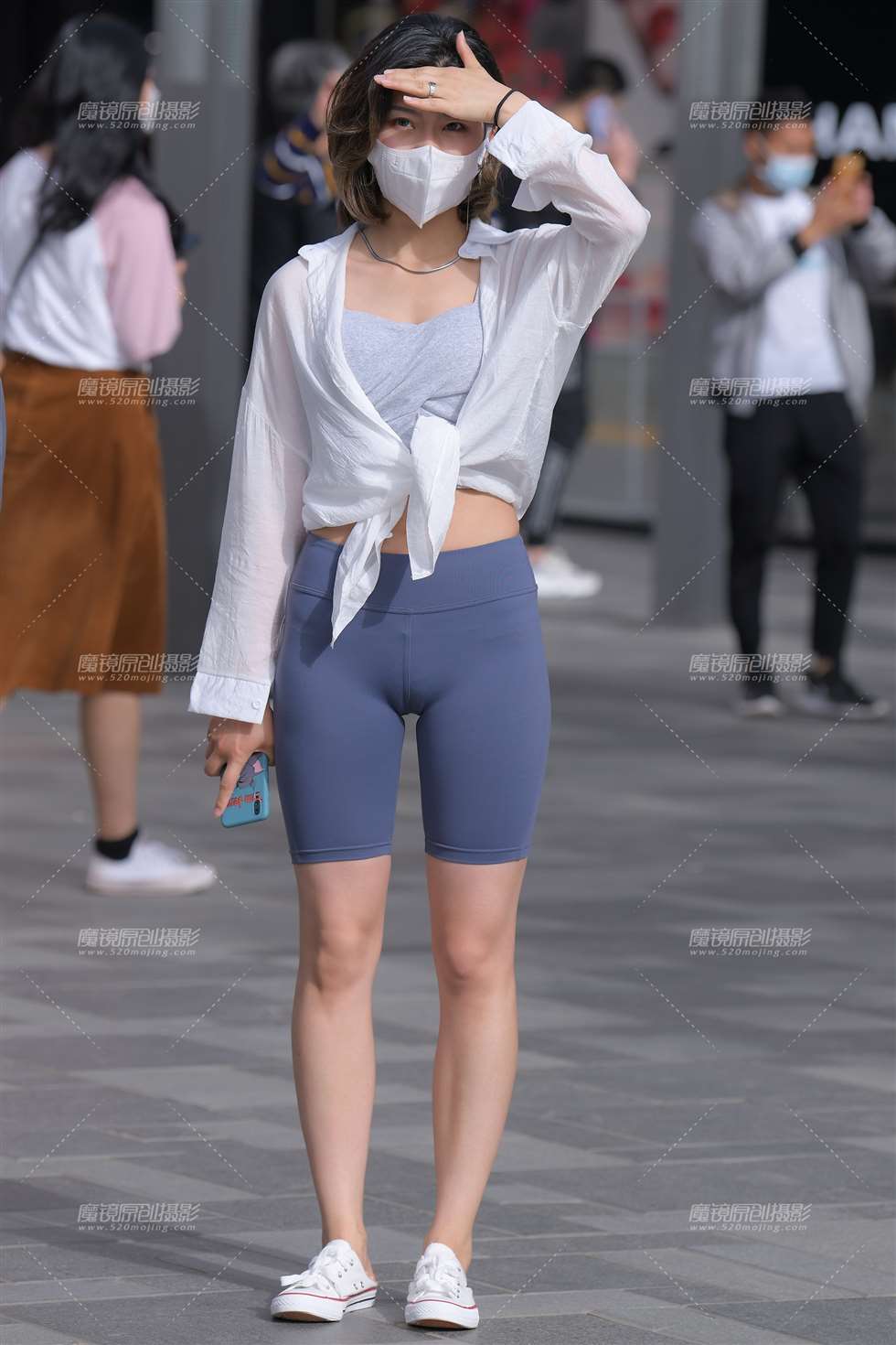 图片[1]-【红石赛贴】气质健身裤美女-街拍流行馆