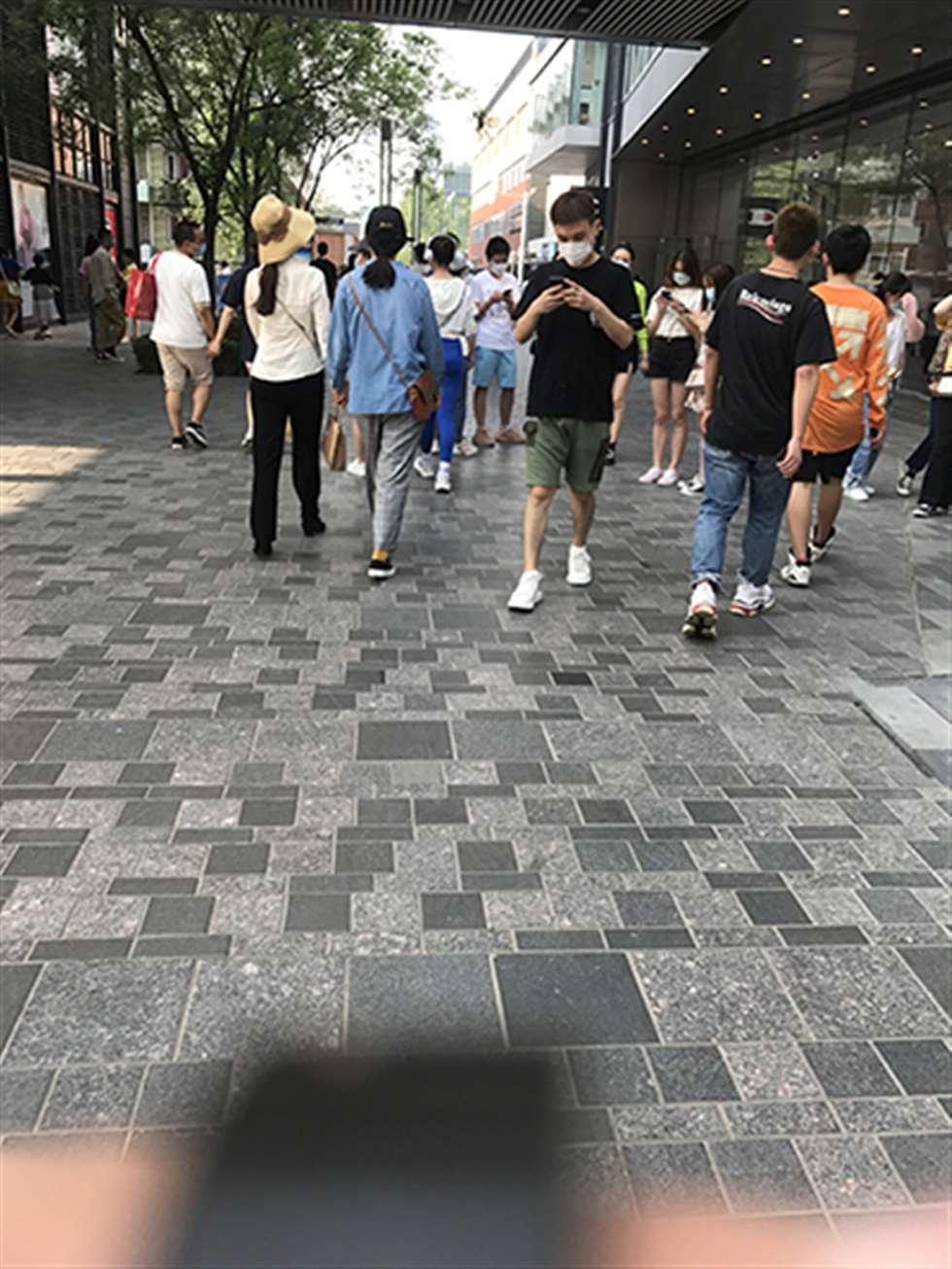 图片[3]-【玻璃赛帖】蓝色瑜伽裤-街拍流行馆