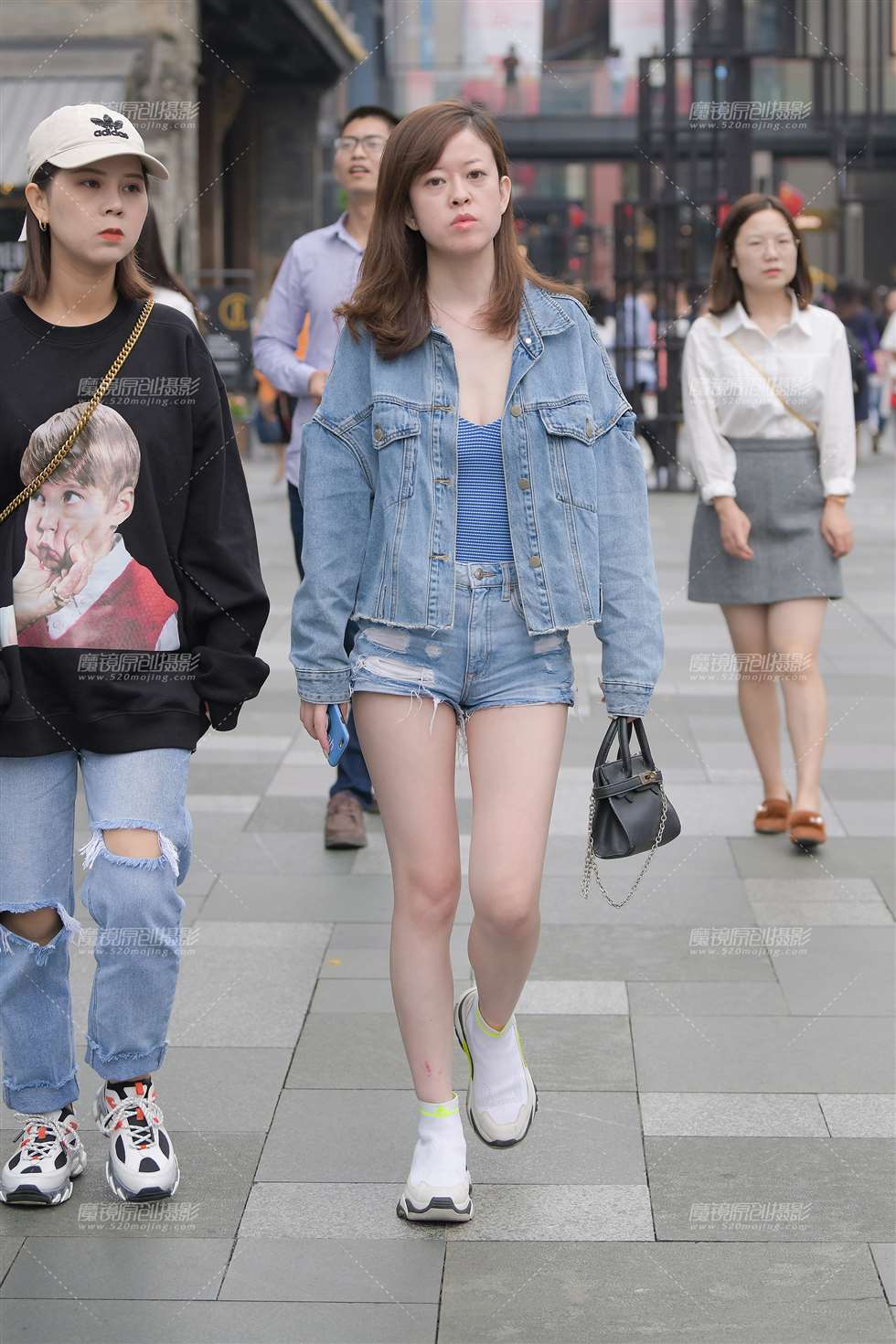 图片[4]-牛仔迷你小月牙-街拍流行馆