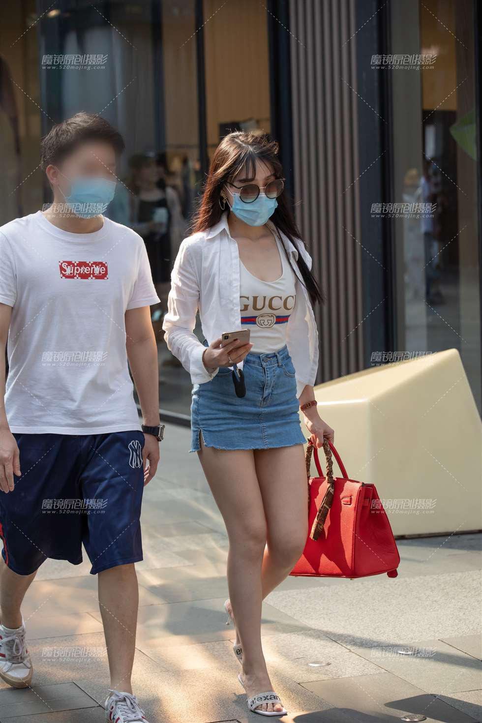 图片[5]-【凯恩赛贴】牛仔短裙-街拍流行馆