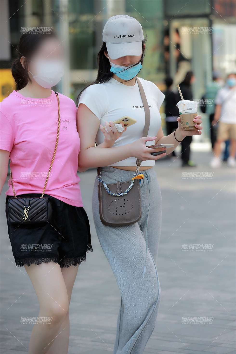 图片[5]-【玻璃赛帖】灰裤奶茶妹-街拍流行馆