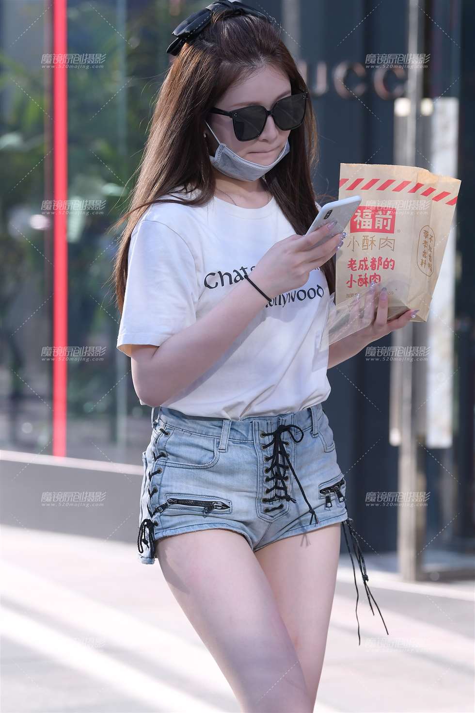图片[3]-热裤，就是令我着谜~-街拍流行馆