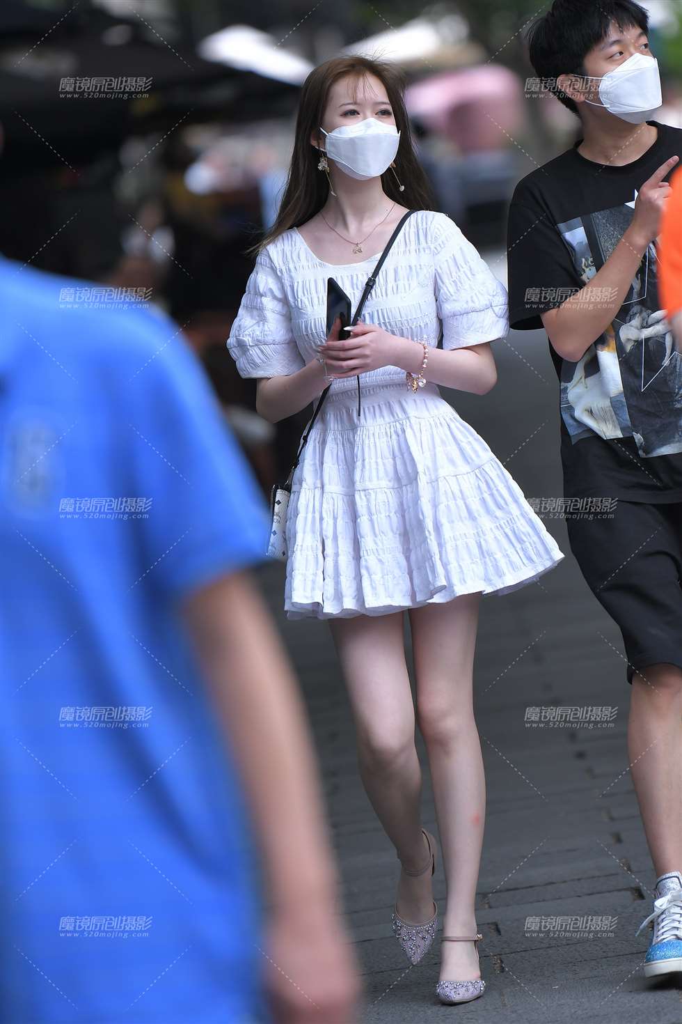 图片[5]-【咔喳赛帖】高跟小白裙-街拍流行馆