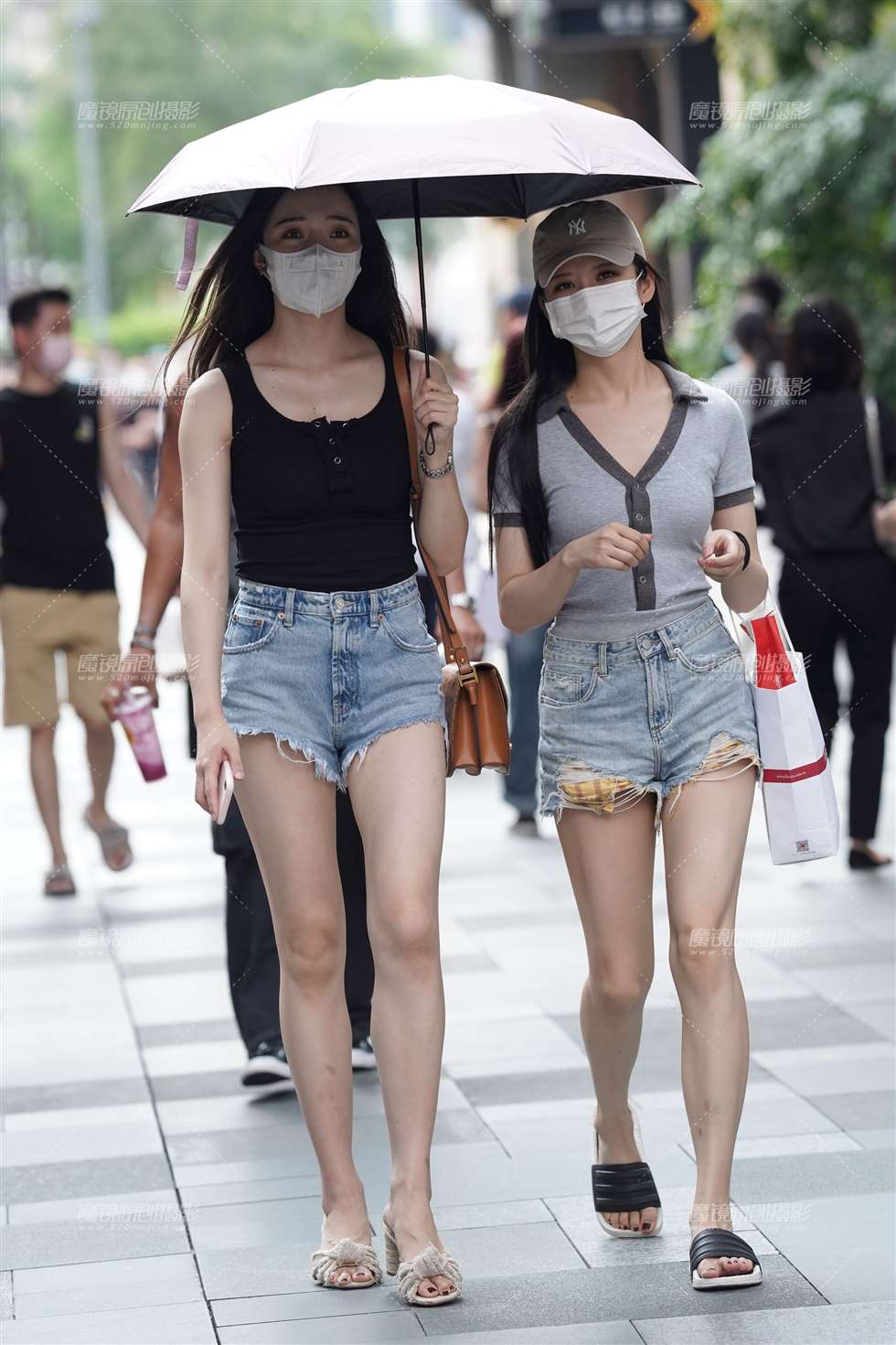 图片[4]-【凯恩赛贴】高挑热裤大长腿 美-街拍流行馆