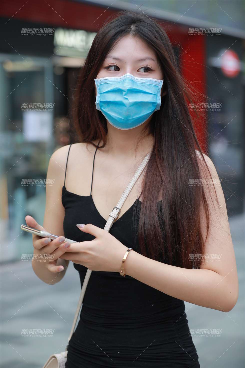 图片[3]-【玻璃街拍】搭讪性感漂亮包臀裙小仙女-街拍流行馆