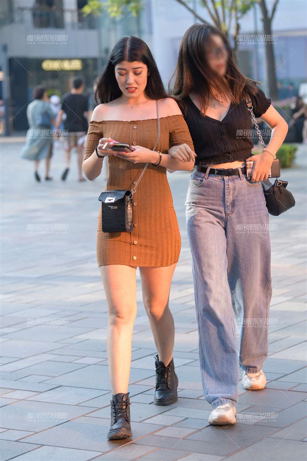 图片[3]-抹肩包臀裙-街拍流行馆