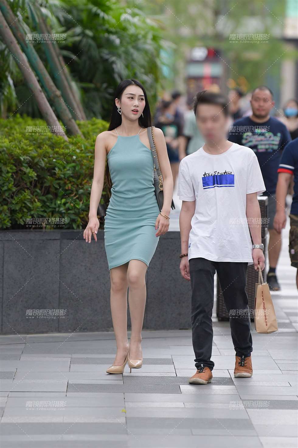 图片[3]-包臀裙 细高跟美女-街拍流行馆